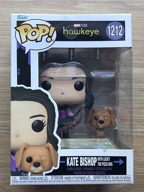 Funko Pop! Hawkeye Kate Bishop with Lucky the Pizza Dog #1212